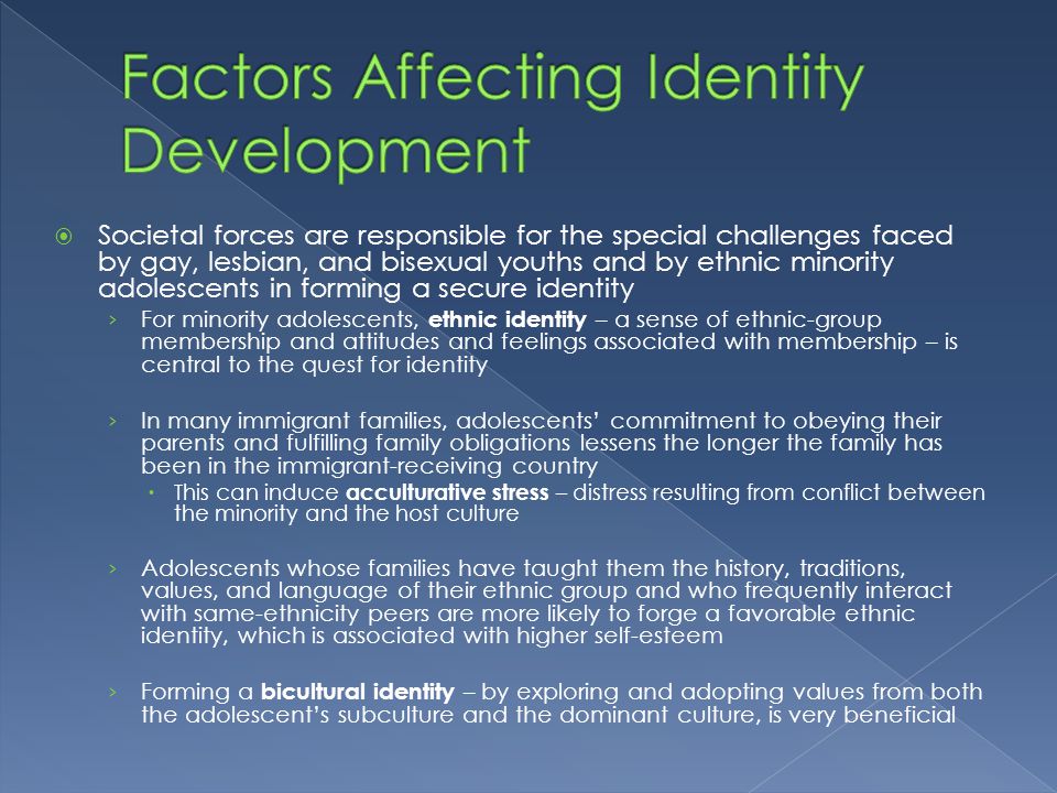 What Factors Influence A Person's Identity?